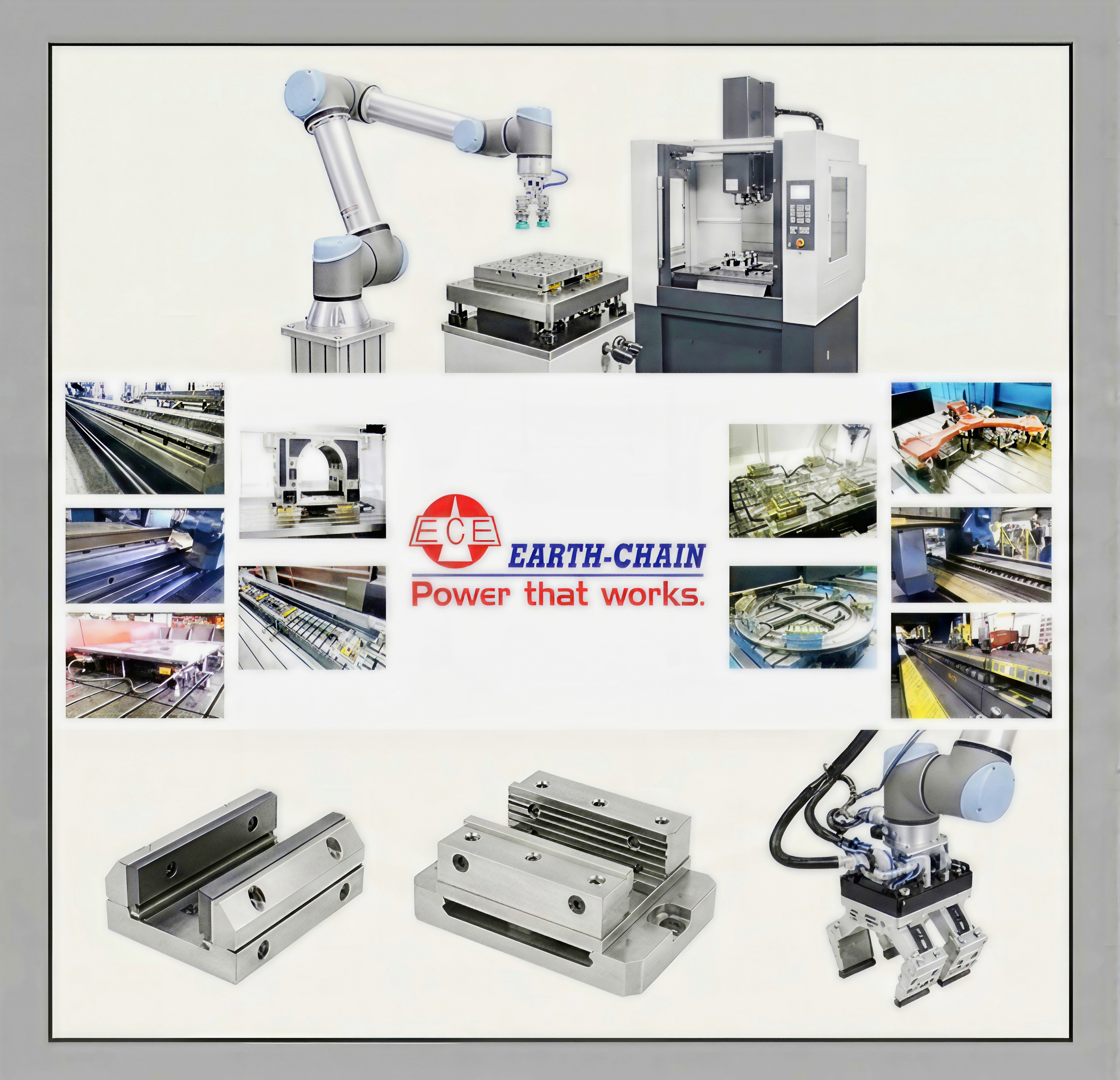Earth Chain magnetic clamping